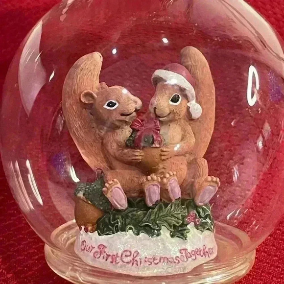 Christmas Eve holiday radiance our first Christmas together illuminated ornament - Picture 1 of 3